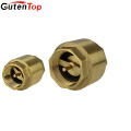 Gutentop alta qualidade água vertical mola Flap Brass Check Valve com núcleo de bronze